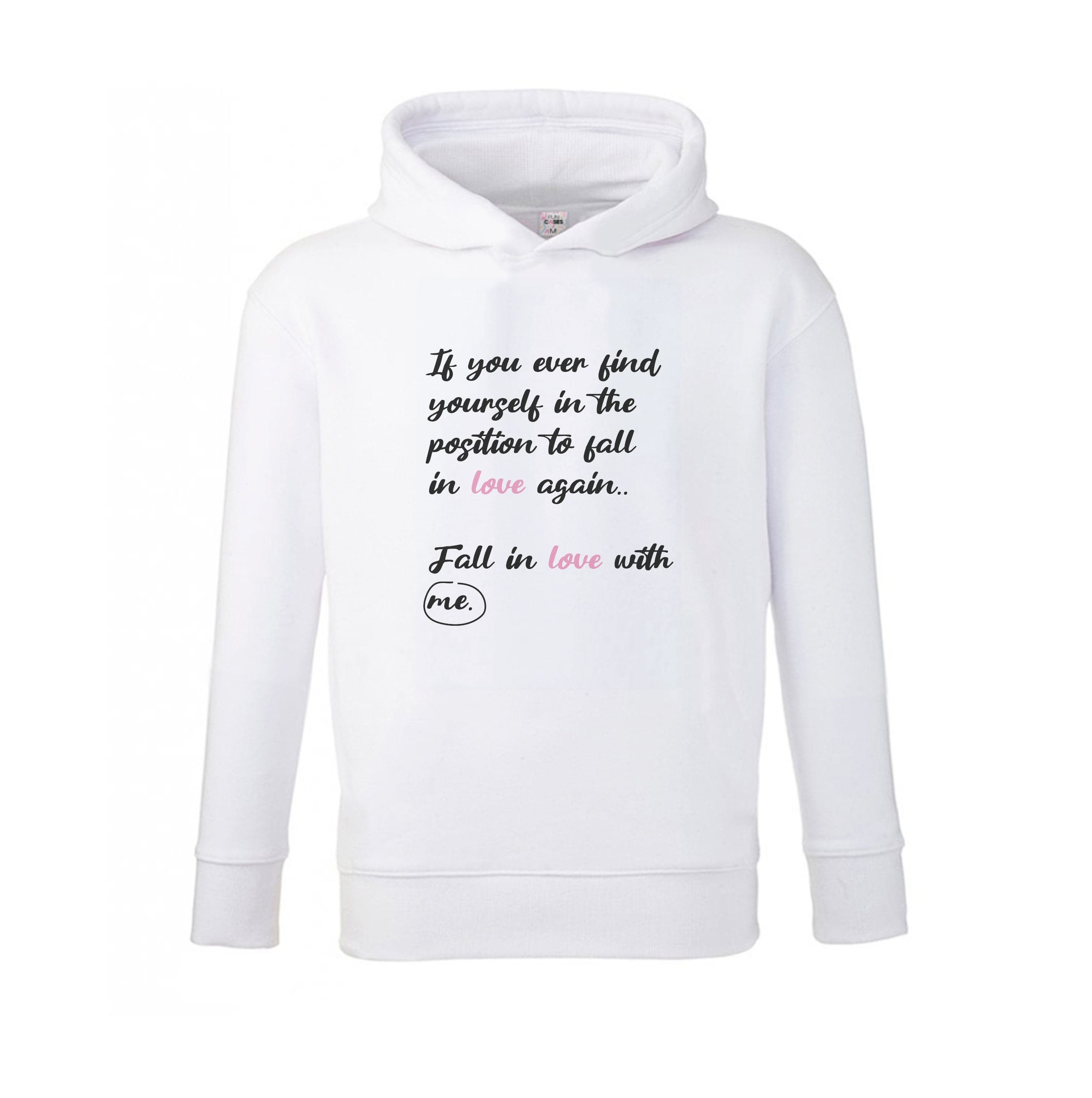 Fall In Love With Me Kids Hoodie