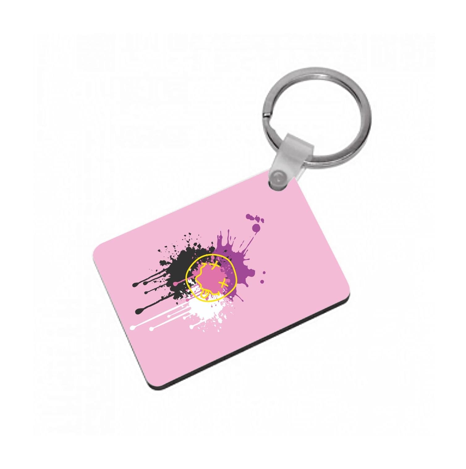 Pink Graffiti - Skate Aesthetic  Keyring