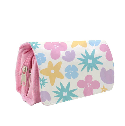 Playful Flowers - Floral Patterns Pencil Case