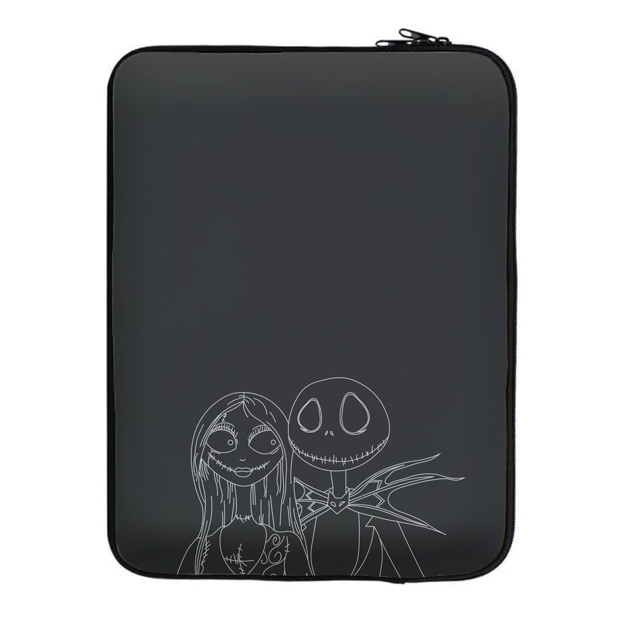 Jack And Sally - The Nightmare Before Christmas Laptop Sleeve