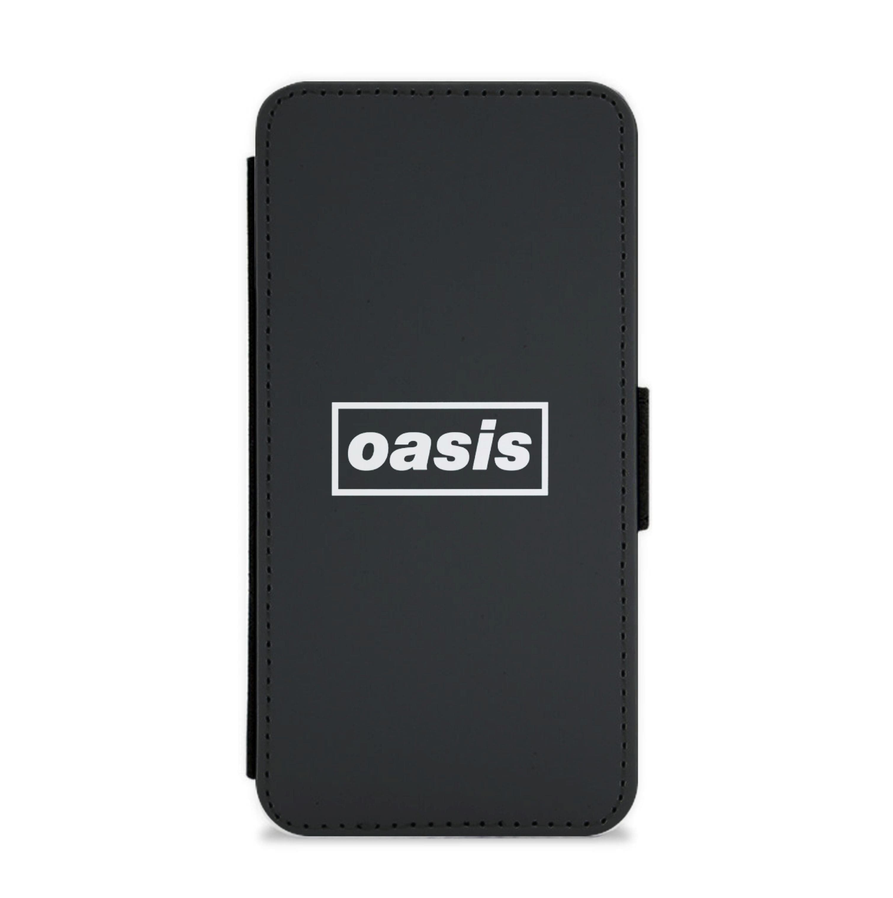 Band Name Black Flip / Wallet Phone Case