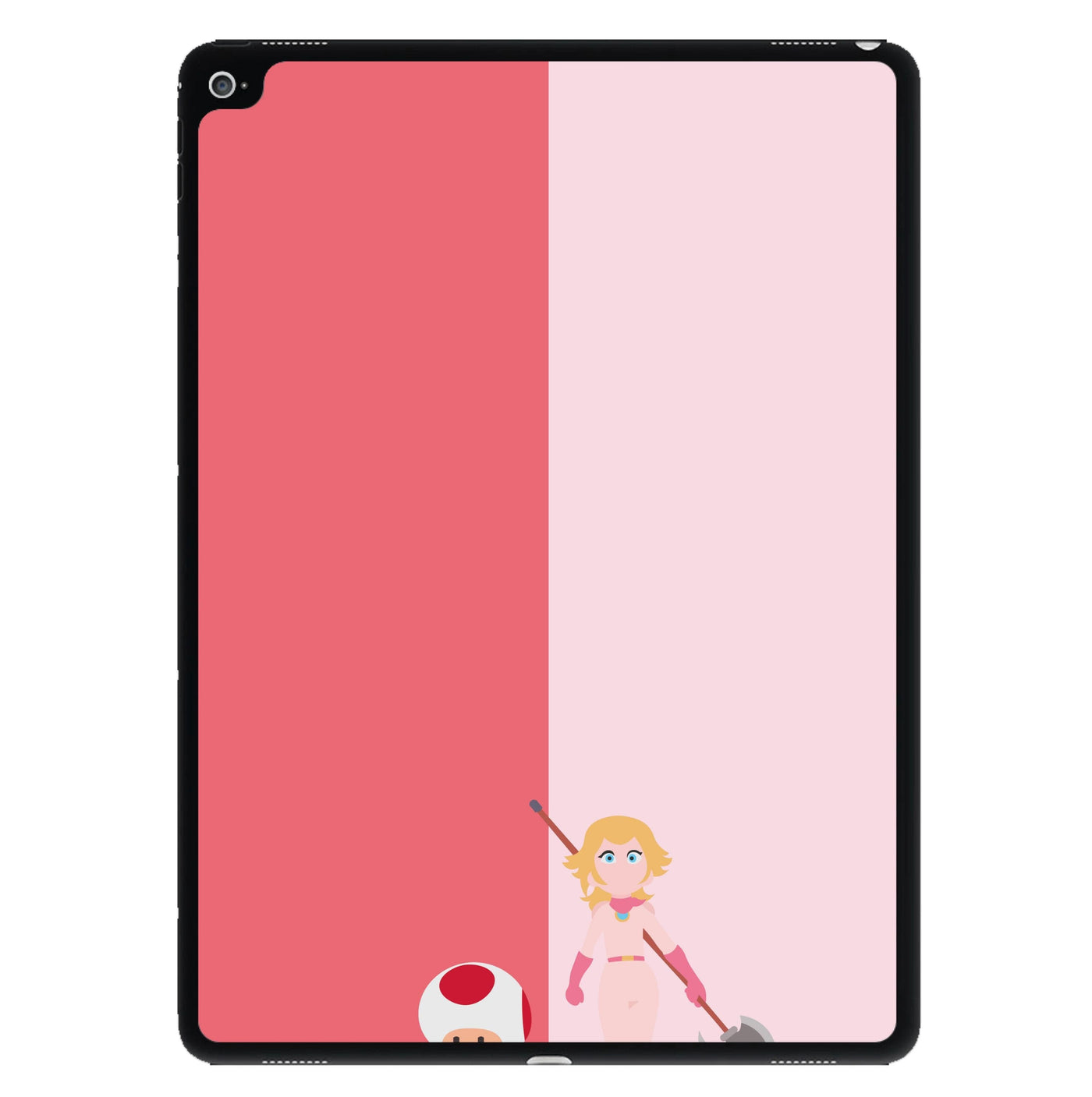 Toad And Peach - The Super Mario Bros iPad Case