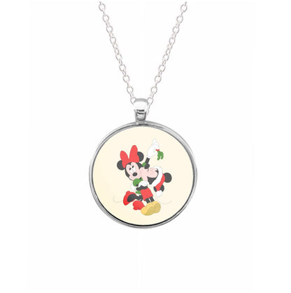 Mistletoe Fairytale Mice - Christmas Necklace