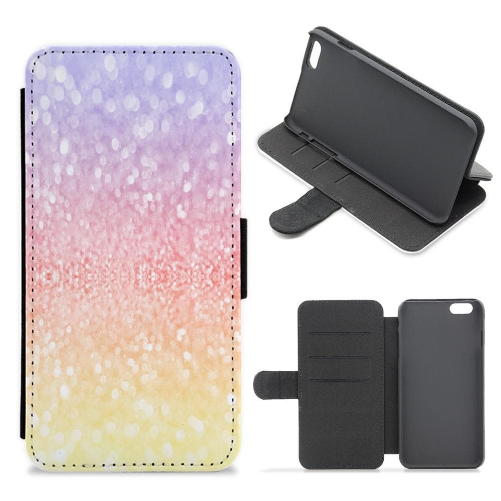 Glitter Splash Flip / Wallet Phone Case - Fun Cases