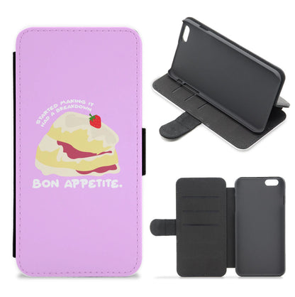 Bon Appetite - British Pop Culture Flip / Wallet Phone Case