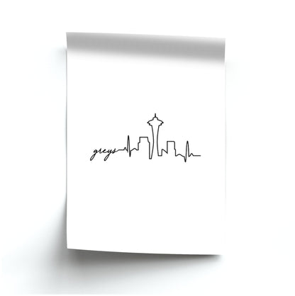 Grey's Skyline - Grey's Poster