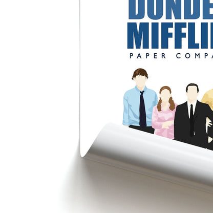 Office Cartoon - Dunder Mifflin Poster