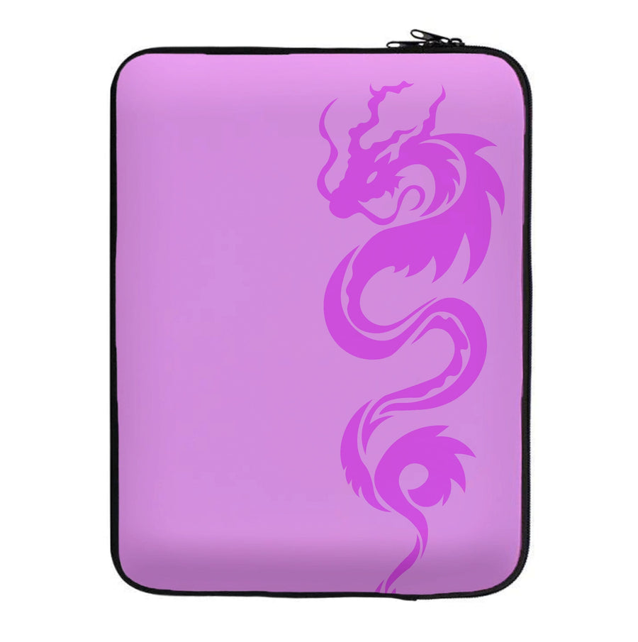 Pink Side Dragon  Laptop Sleeve