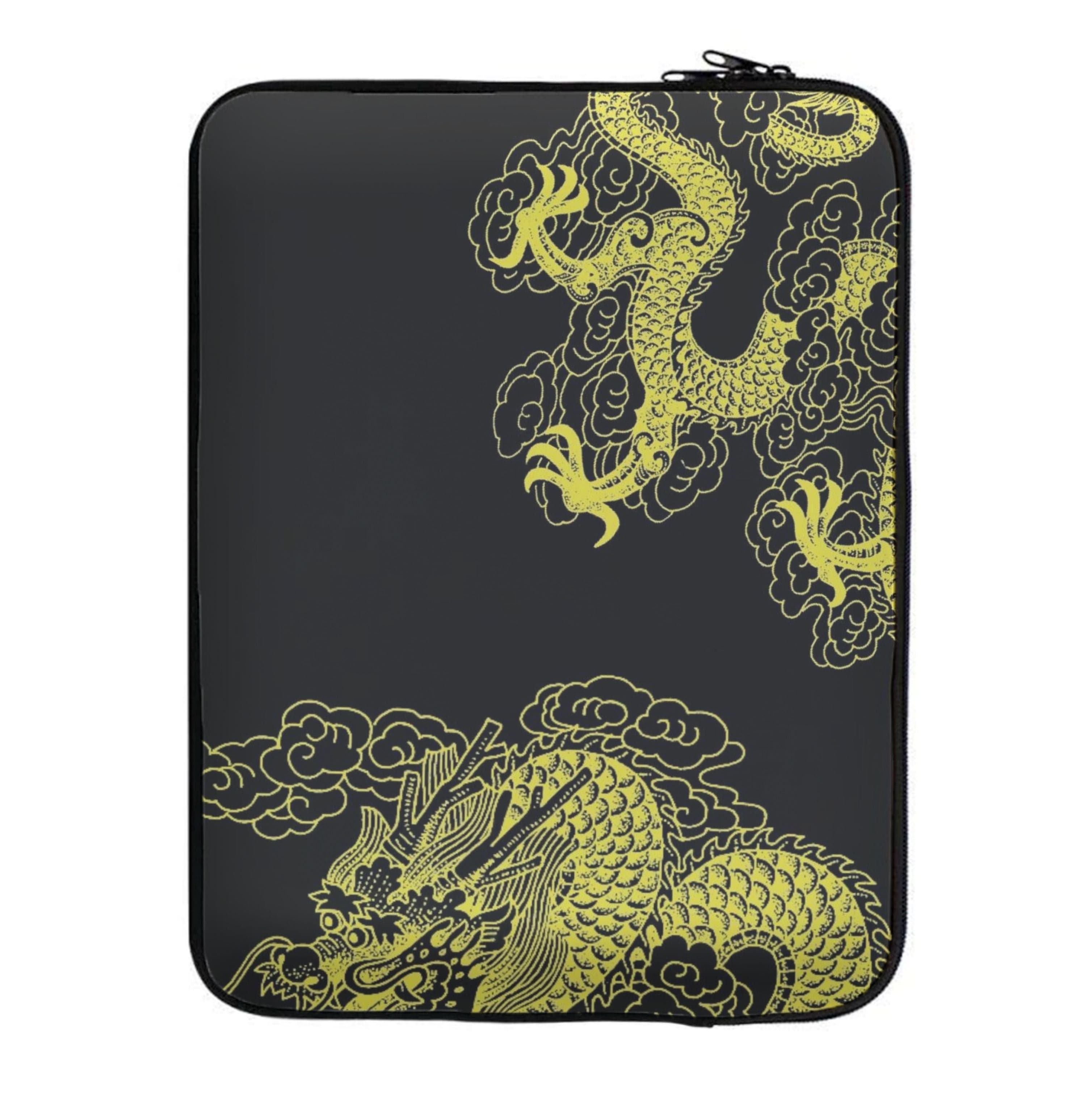 Yellow Dragon Laptop Sleeve