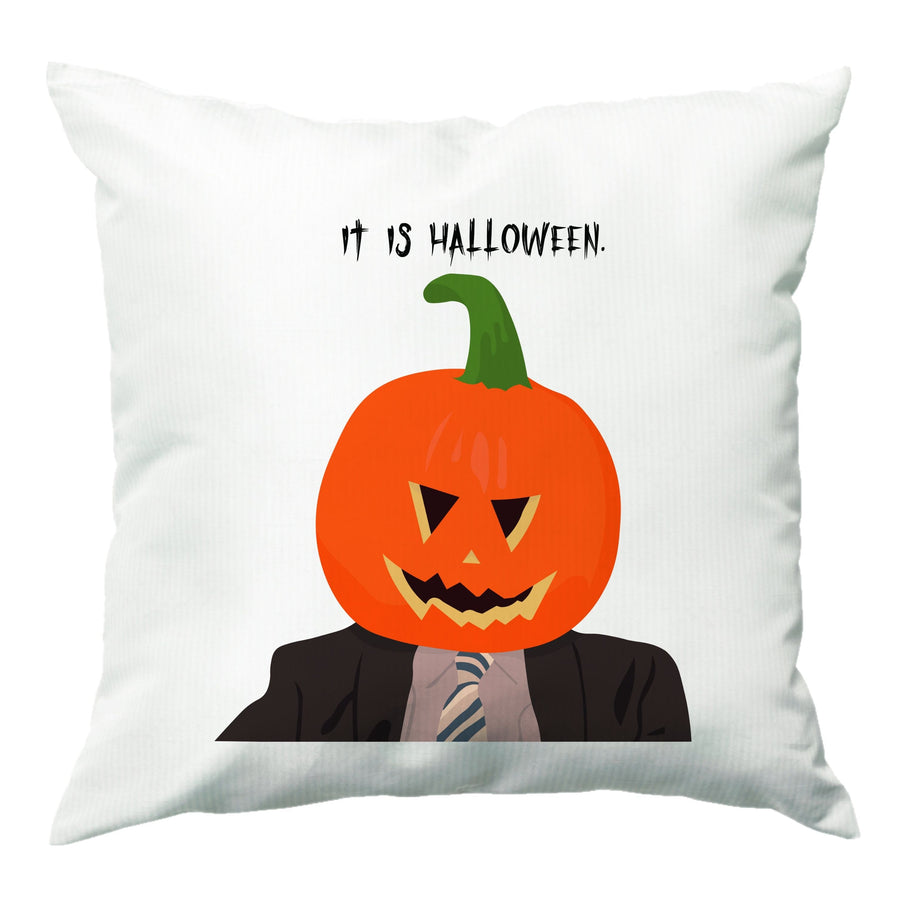 Pumpkin Dwight The Office - Halloween Specials Cushion