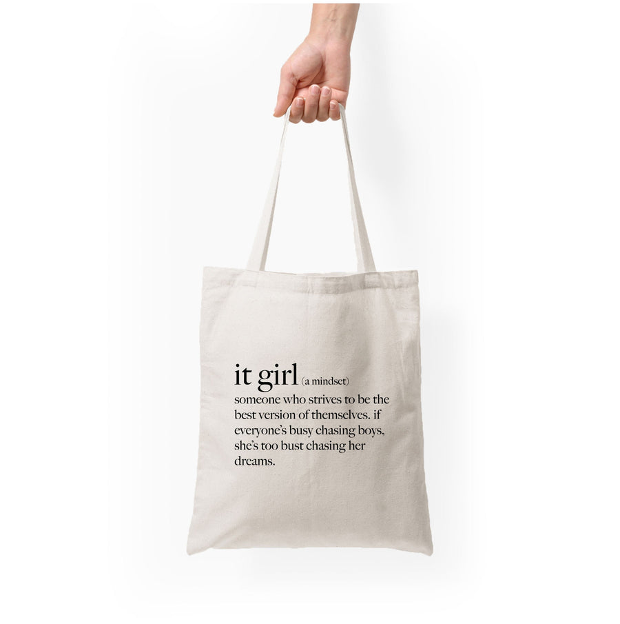 It Girl - Clean Girl Aesthetic Tote Bag