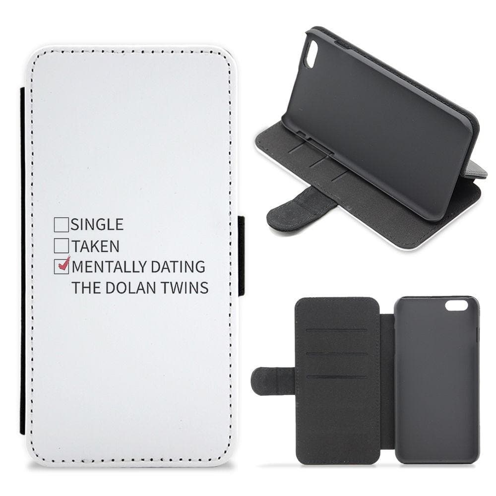 Mentally Dating The Dolan Twins Flip Wallet Phone Case - Fun Cases