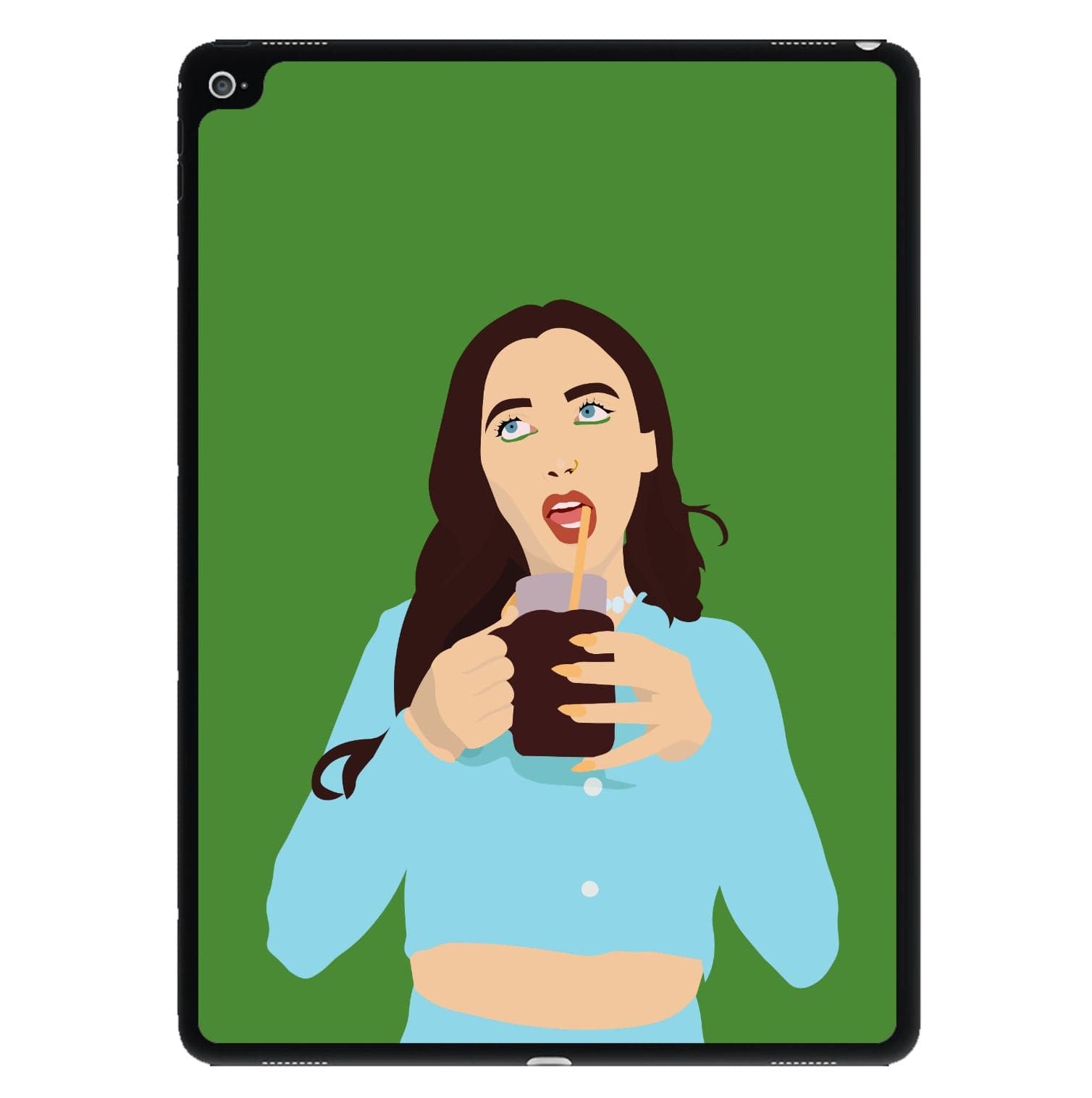 Drinking Coffee - Chamberlain iPad Case