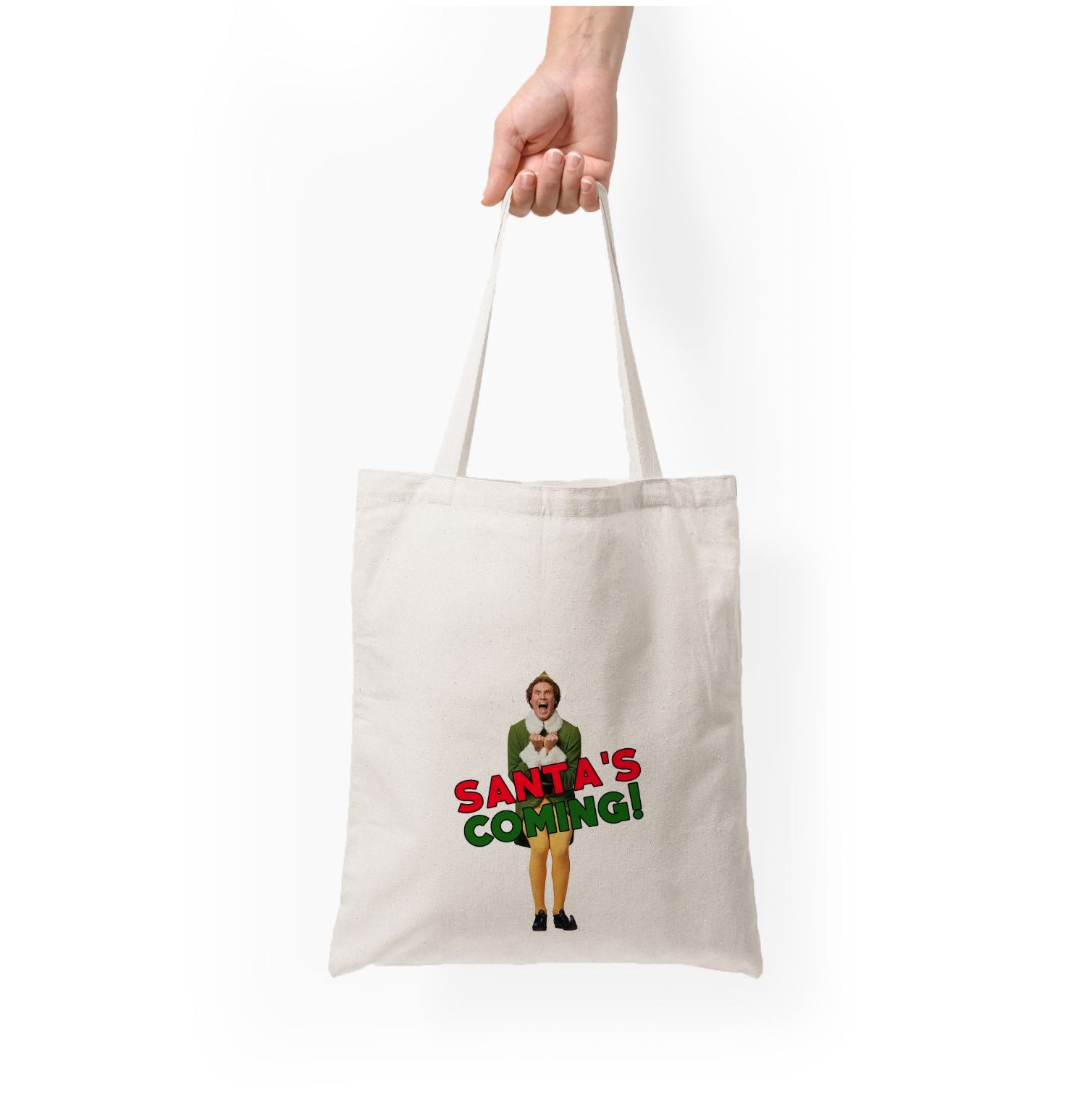 Buddy The Elf - Santa's Coming! Tote Bag