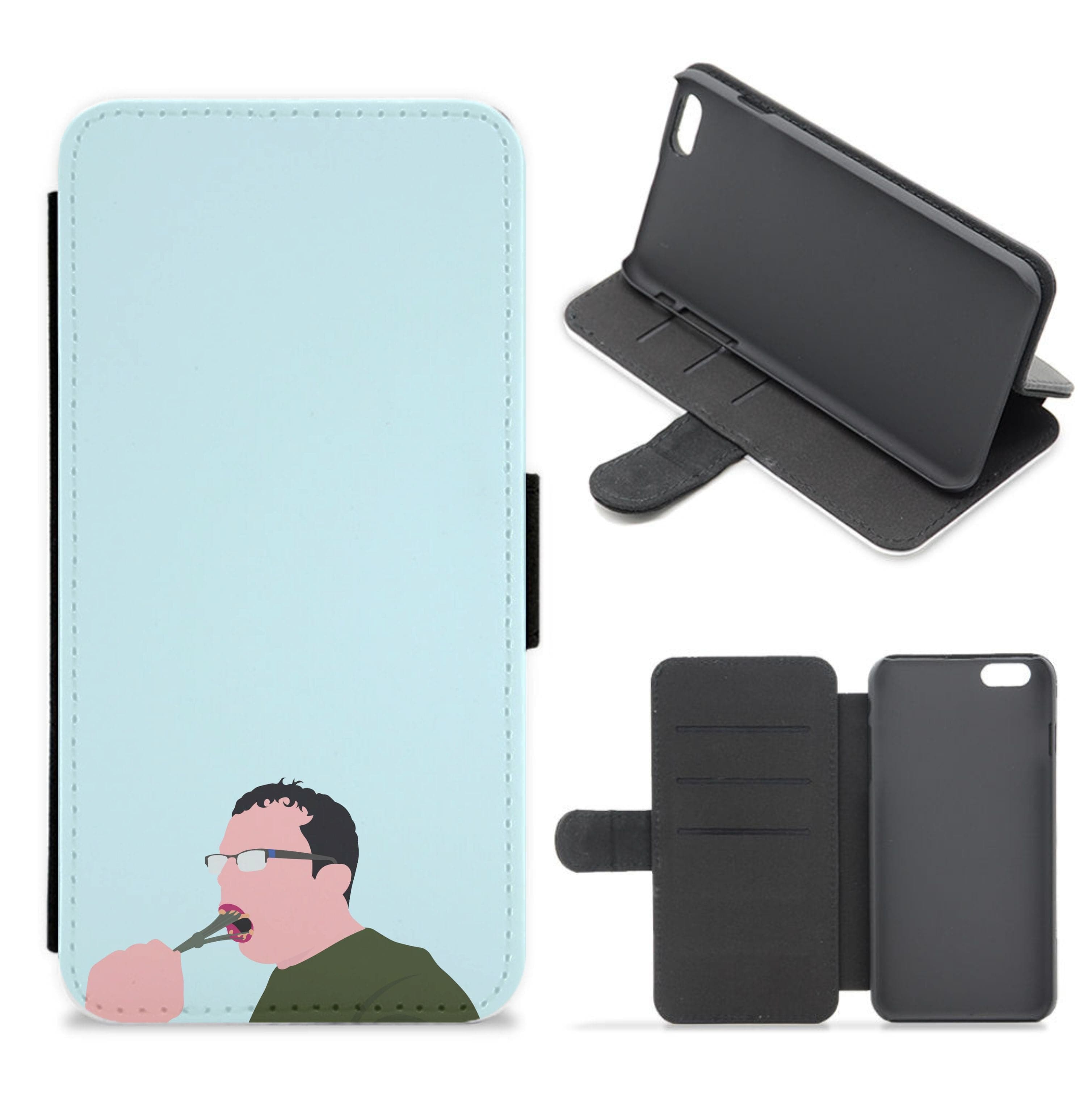 Whisker Gobble - British Pop Culture Flip / Wallet Phone Case