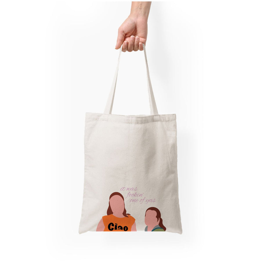 It Was Fookin' One Of Yas - British Pop Culture Tote Bag
