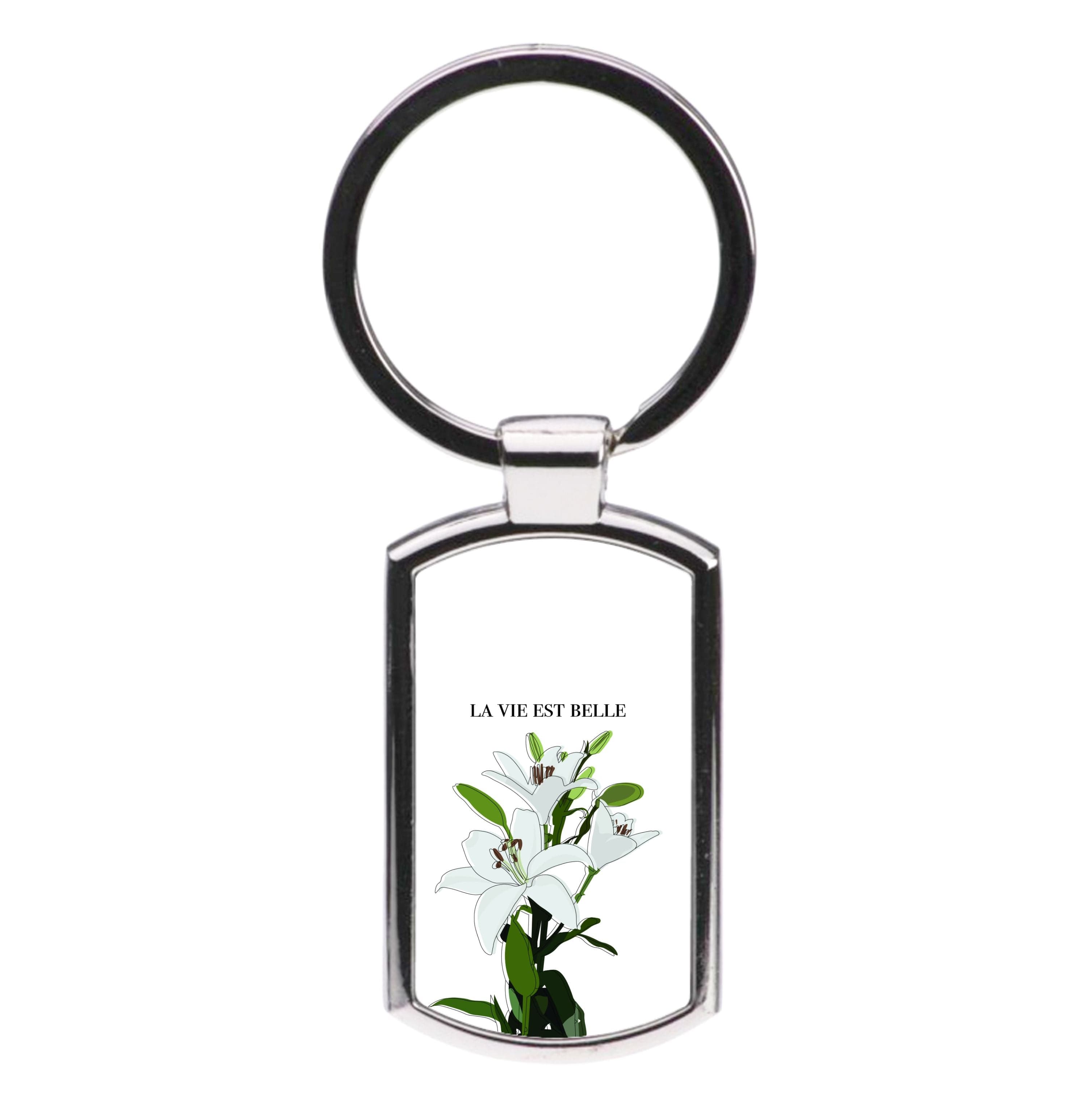 La Vie Est Belle - Clean Girl Aesthetic Luxury Keyring