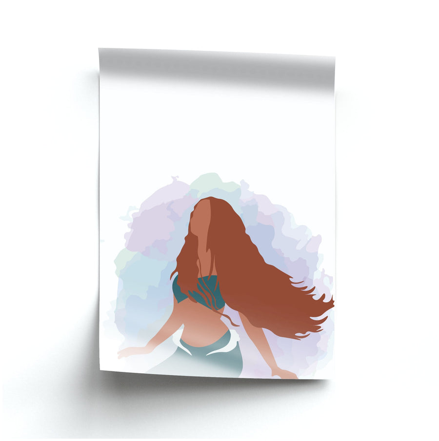 Ariel Watercolour - The Little Mermaid Poster
