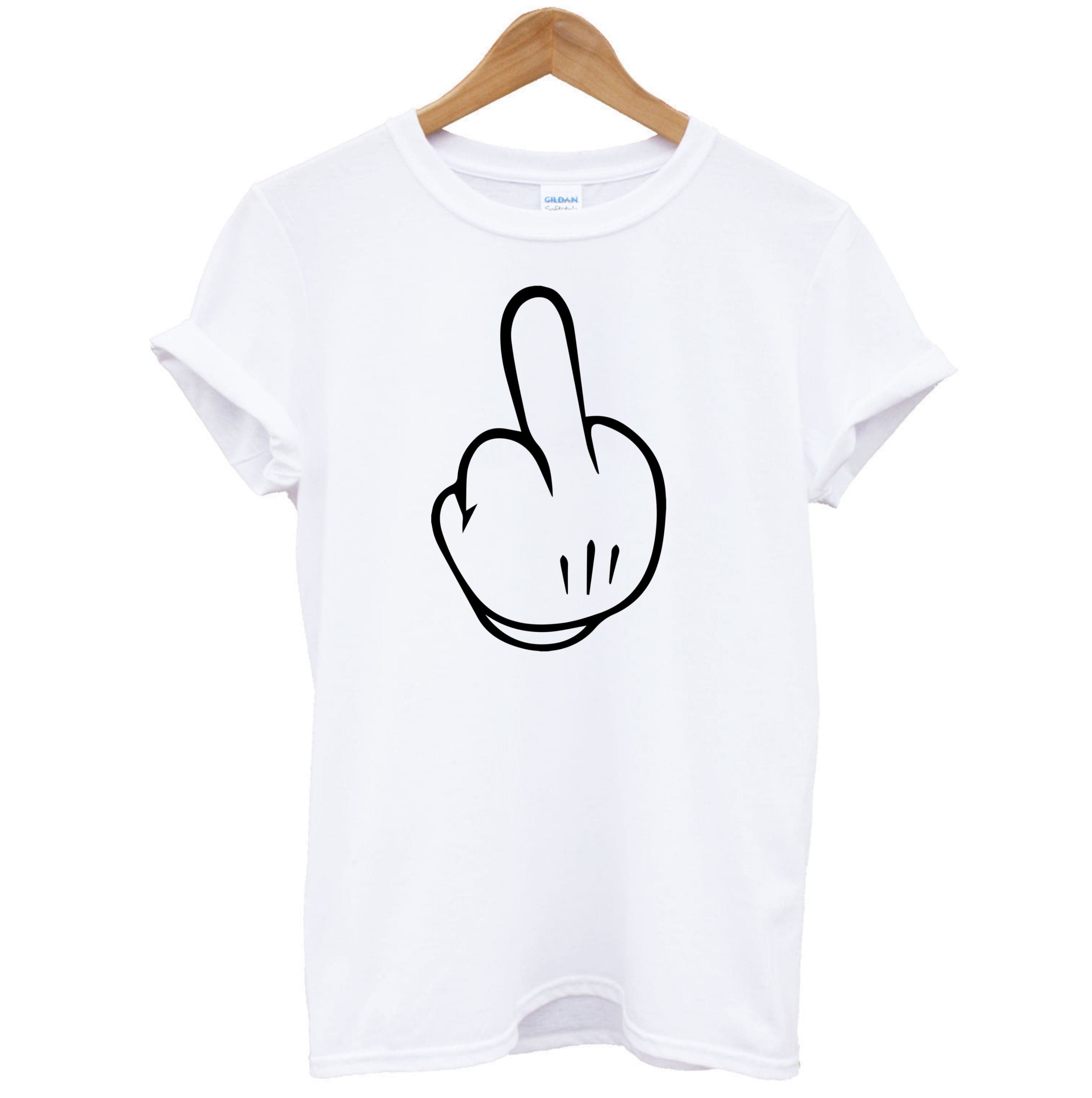 Fairytale Mouse Middle Finger T-Shirt