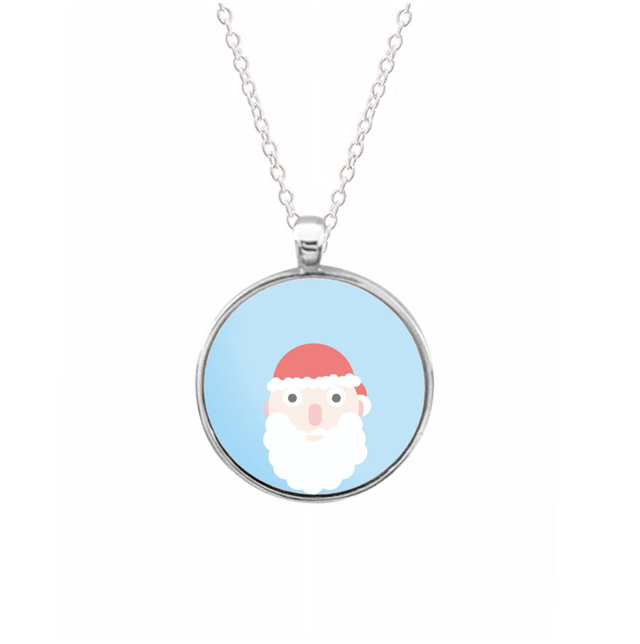 Santa's Face - Christmas Necklace