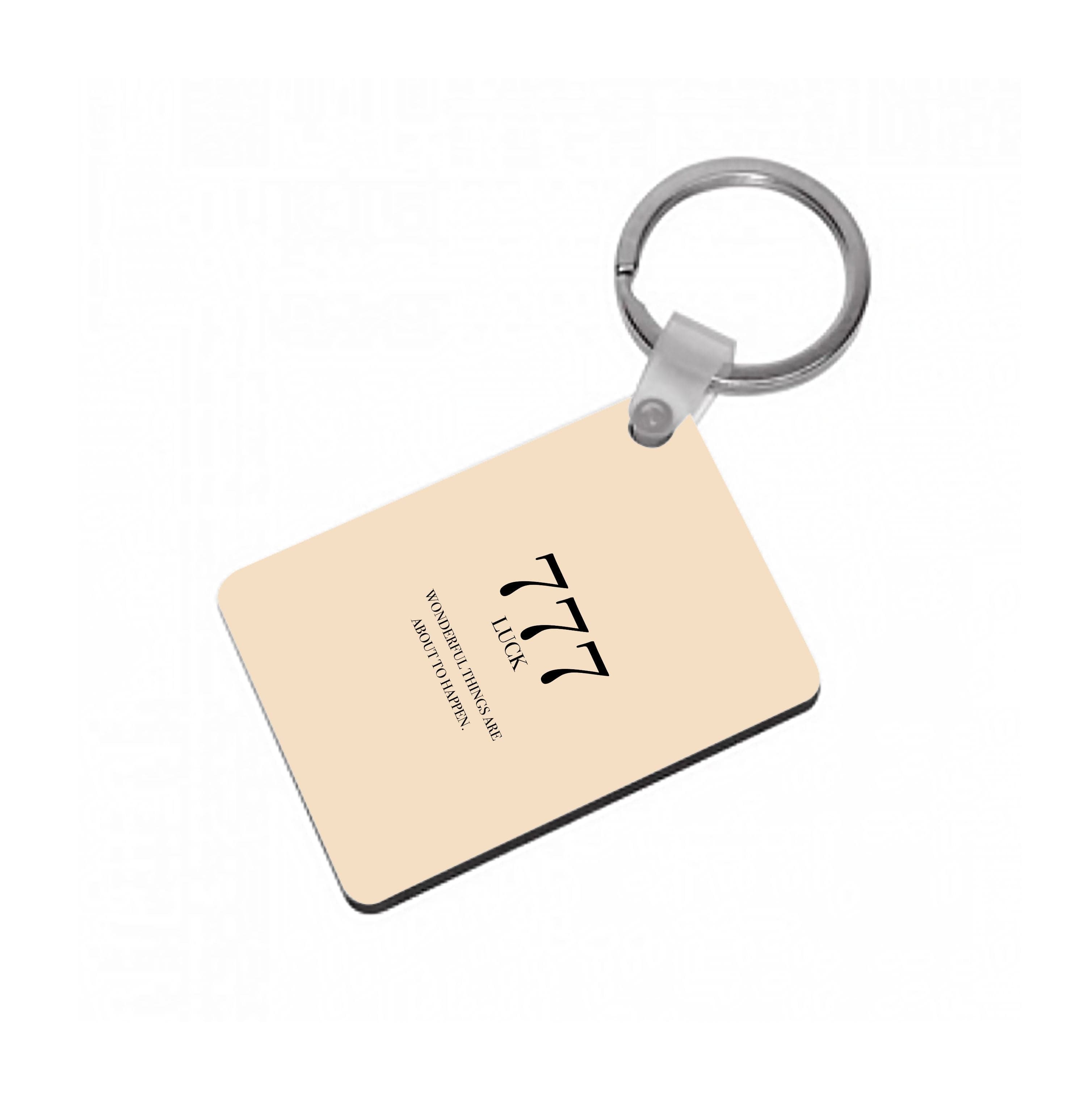 777 - Angel Numbers Keyring