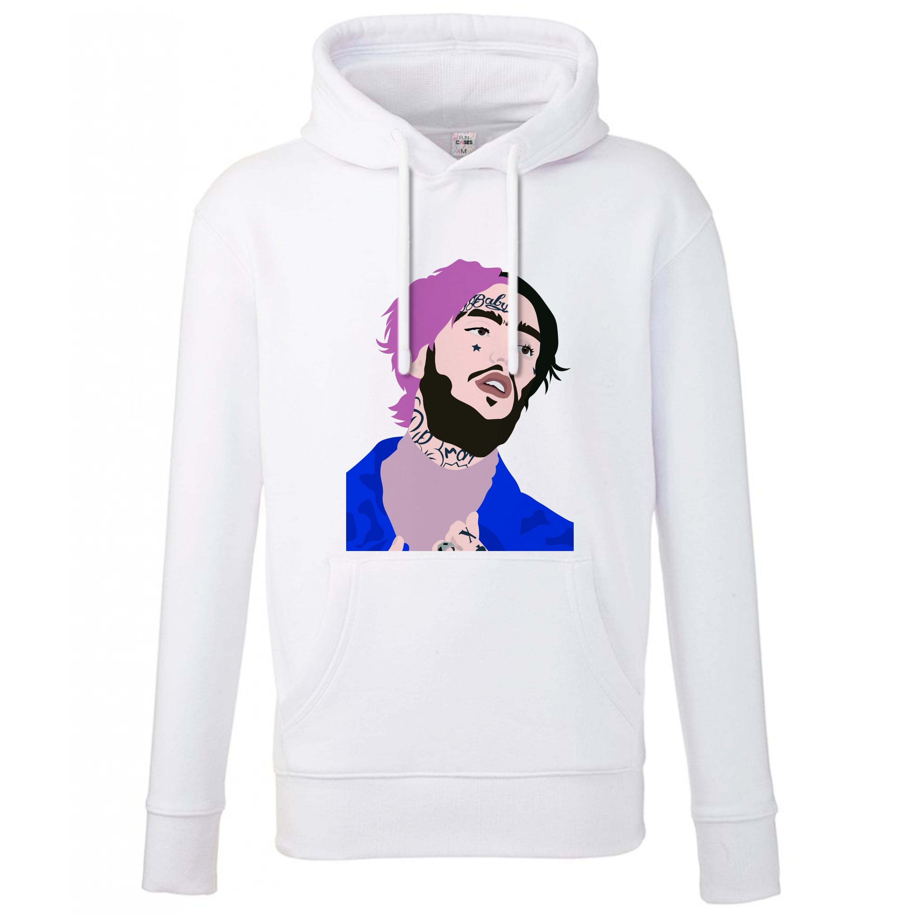 Pink And Black Hair - Peep Hoodie