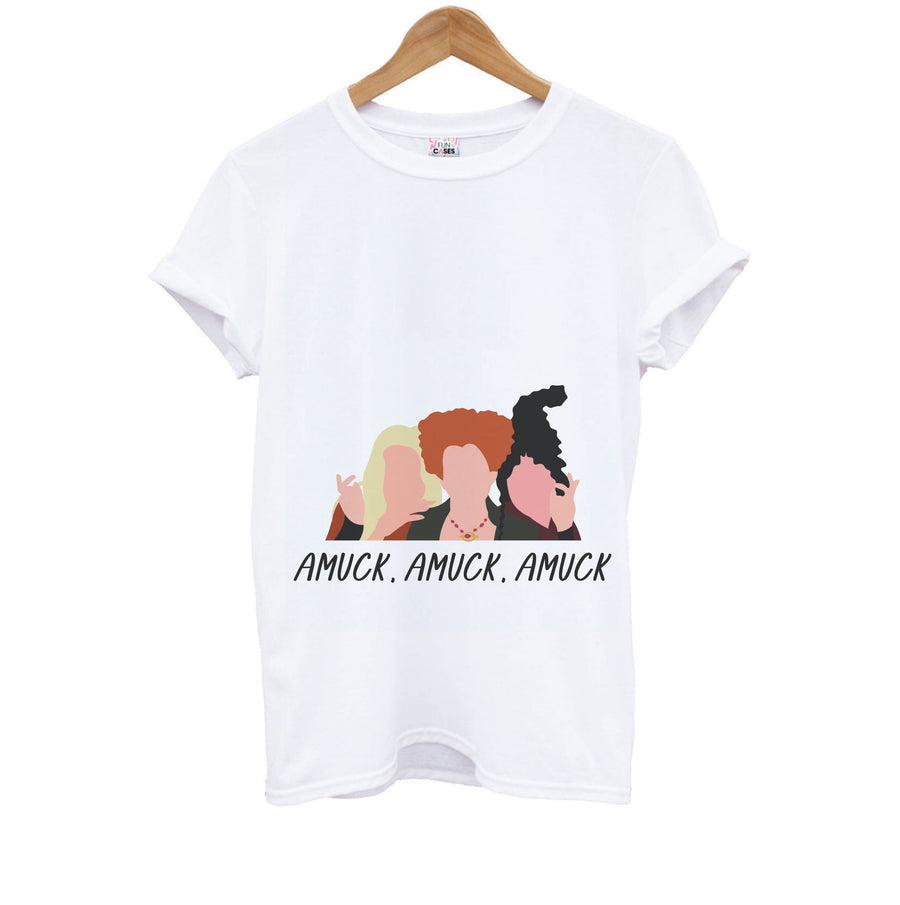 Amuck, Amuck, Amuck - Hocus Pocus Kids T-Shirt
