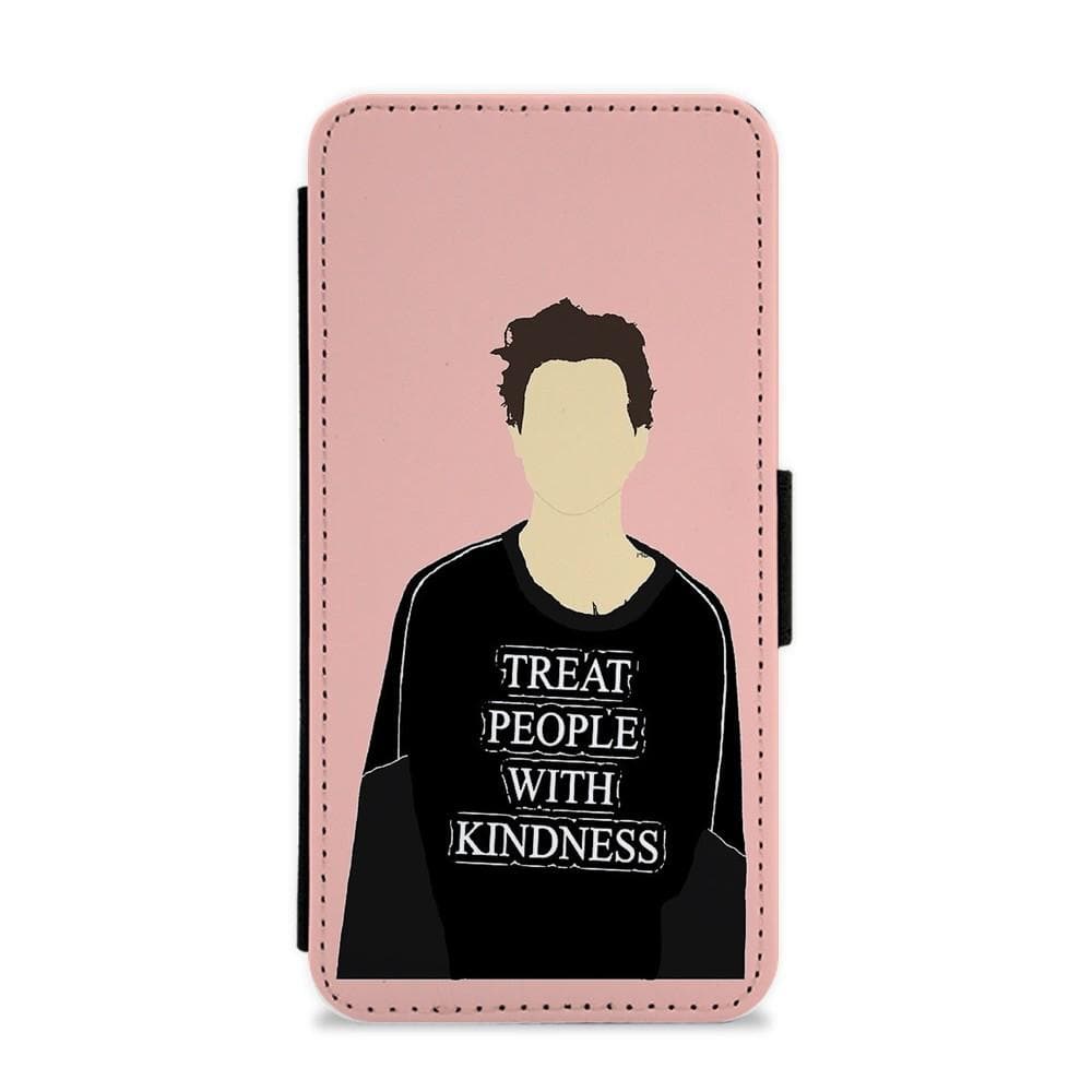 Pink Harry Styles Faceless Cartoon Flip / Wallet Phone Case - Fun Cases