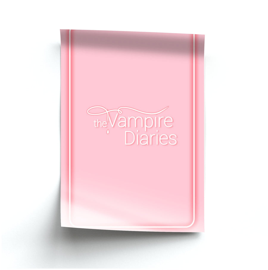 The Vampire Diaries Logo Poster