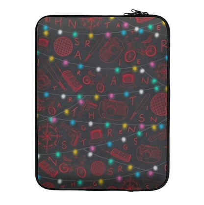 Stranger Red Illustrations Laptop Sleeve