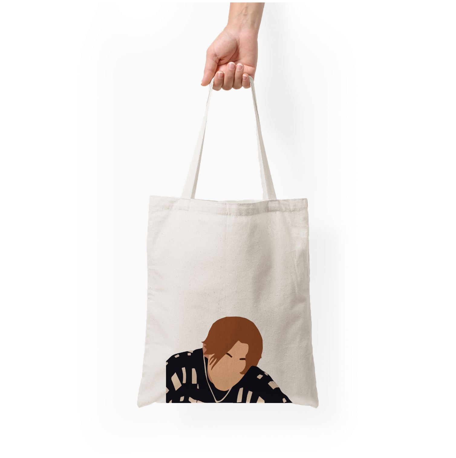 Faceless Kid Tote Bag