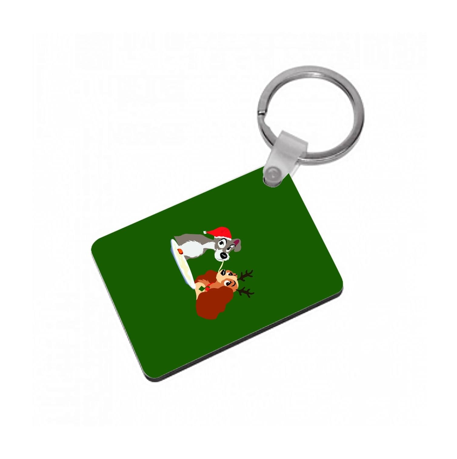 Christmas Lady Keyring