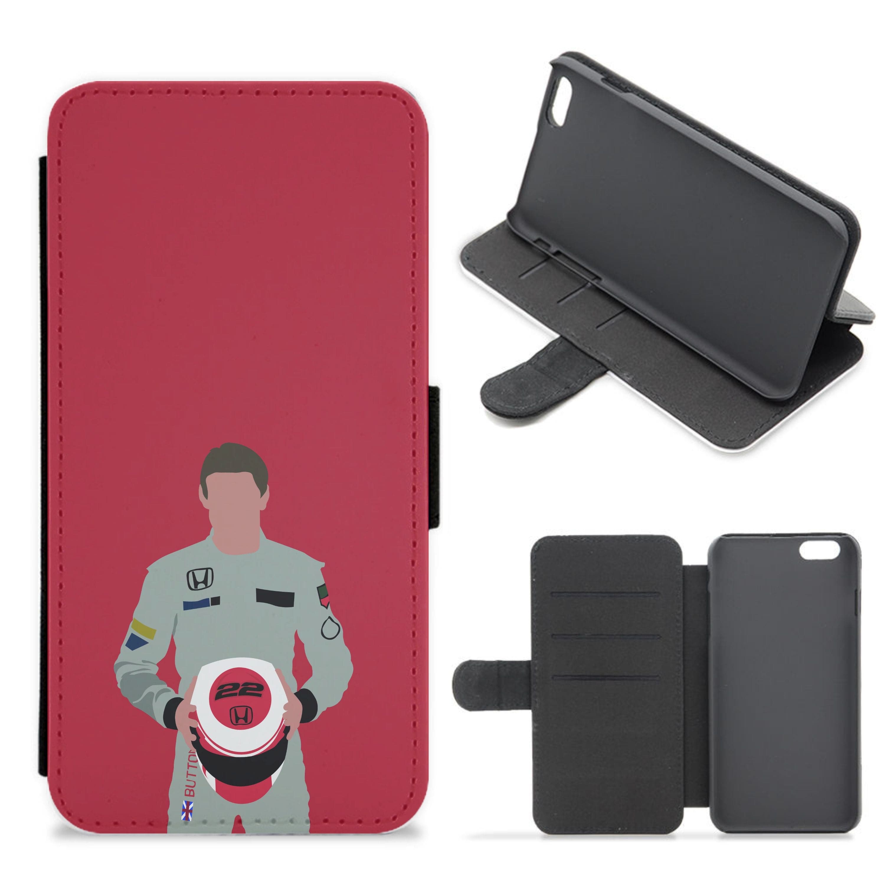 Button - F1 Flip / Wallet Phone Case