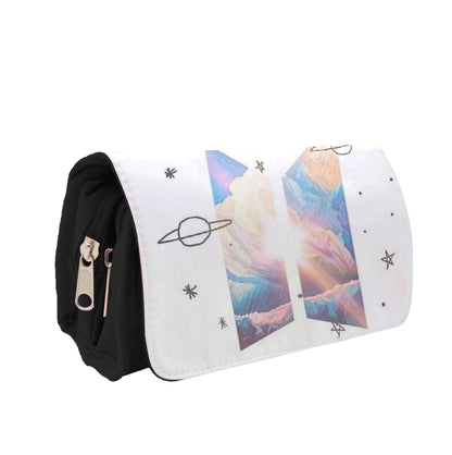 Space K-Pop Band Logo Pencil Case