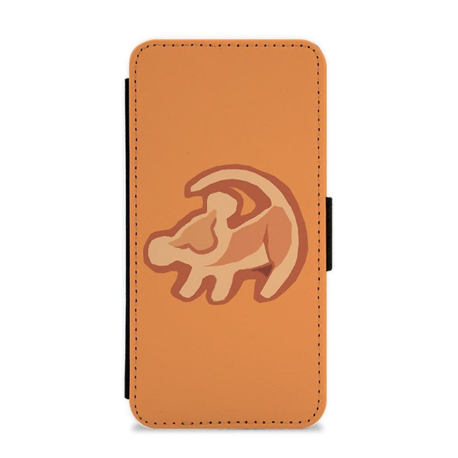 Baby Simba Icon Flip / Wallet Phone Case - Fun Cases