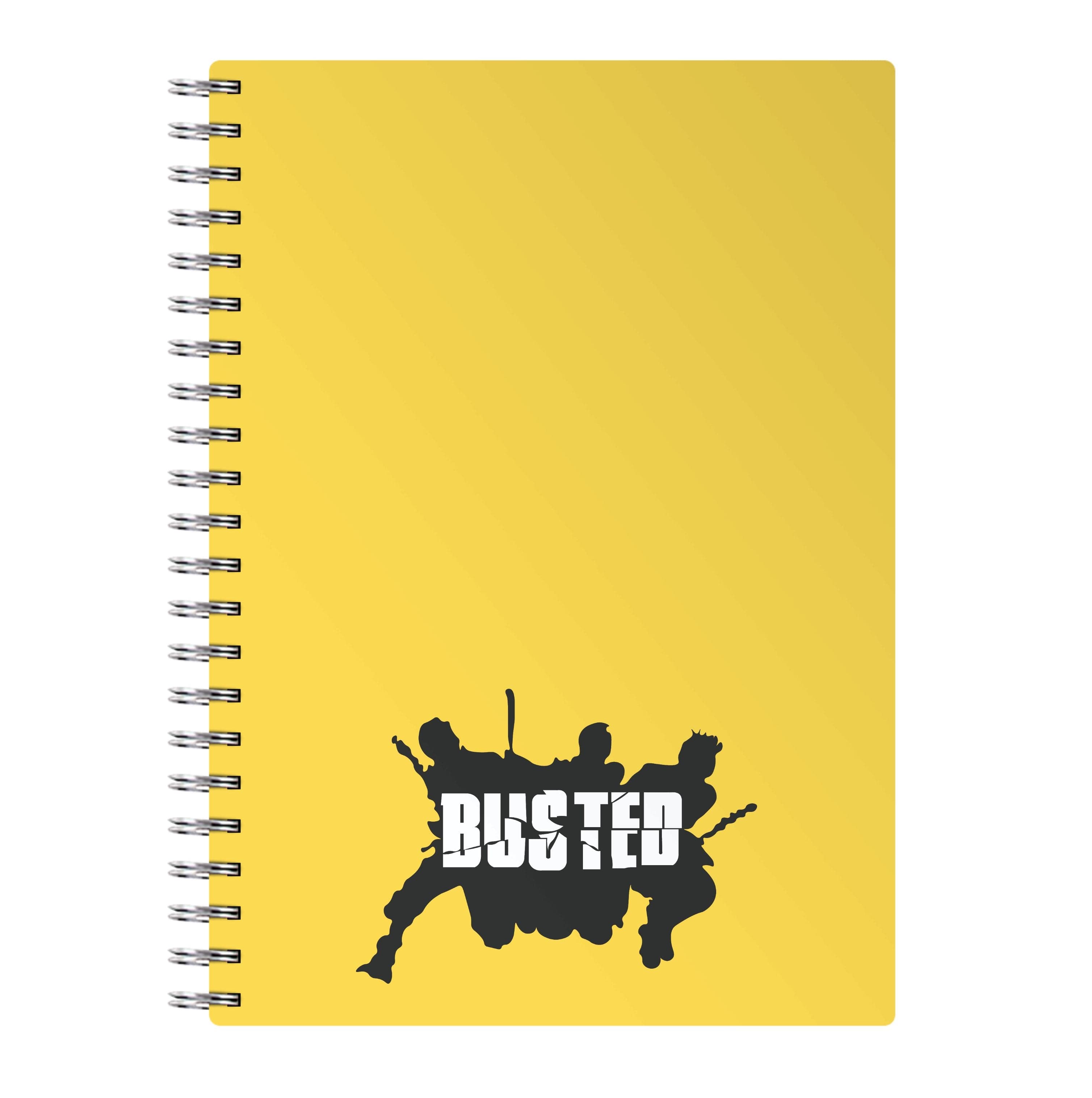 Splatter Text - Bust Band Notebook