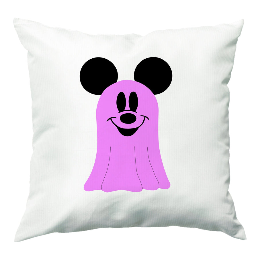 Mickey Mouse Ghost Pattern - Disney Halloween Cushion
