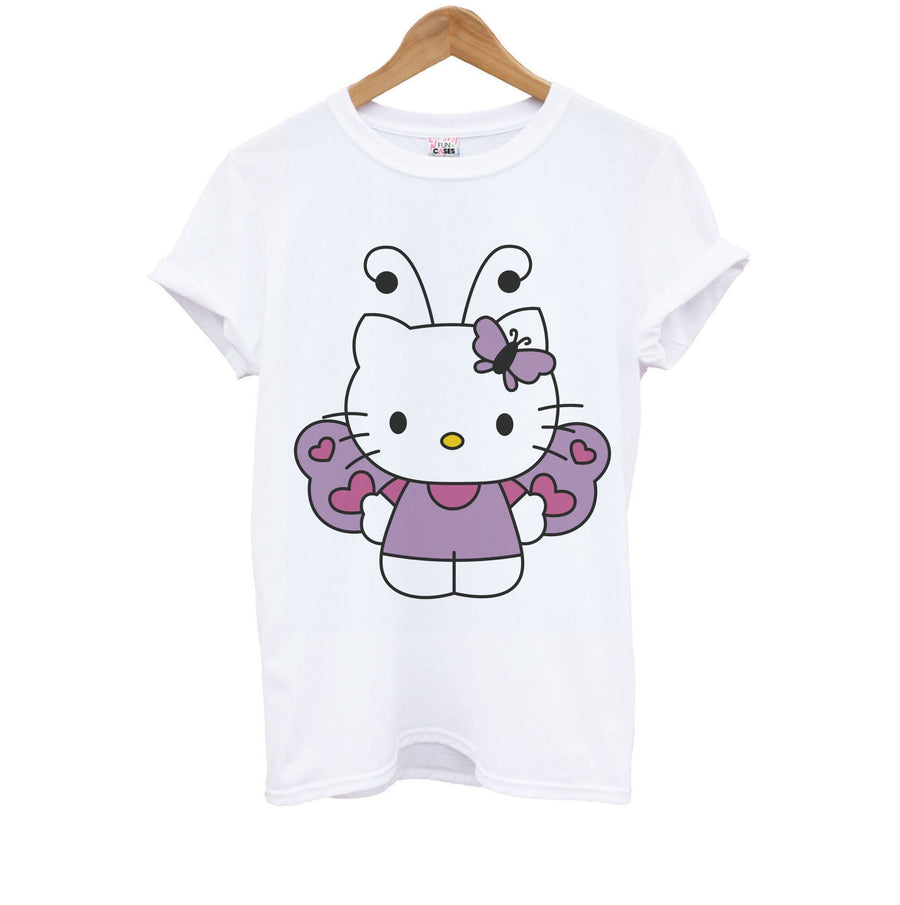 Butterfly - Hello Kitty Kids T-Shirt