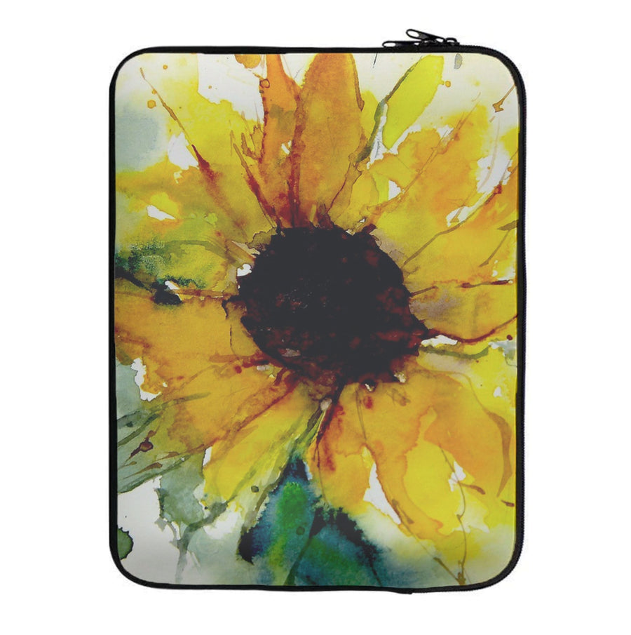 Watercolour Sunflower Laptop Sleeve