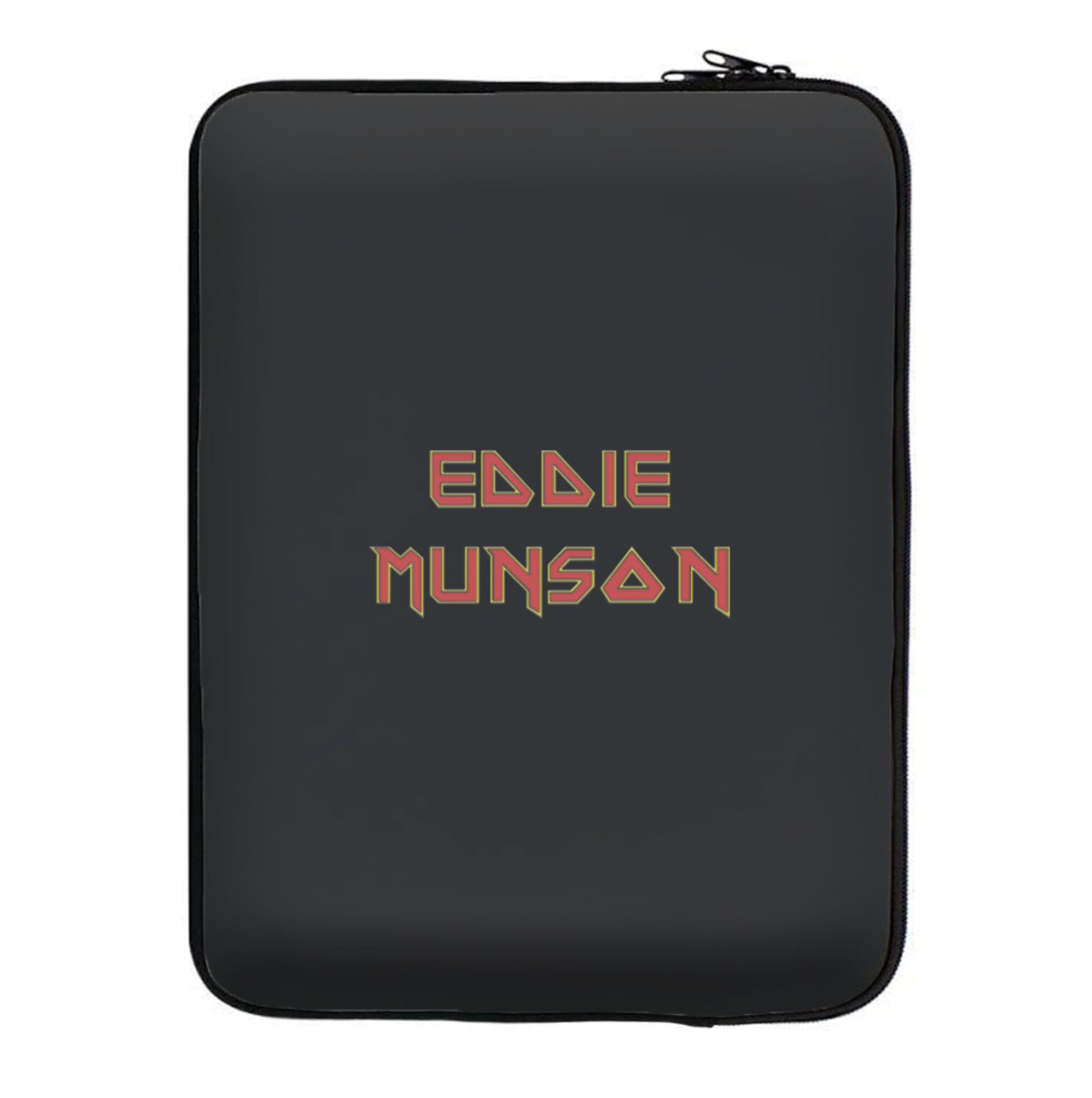 Eddie Munson Text Laptop Sleeve