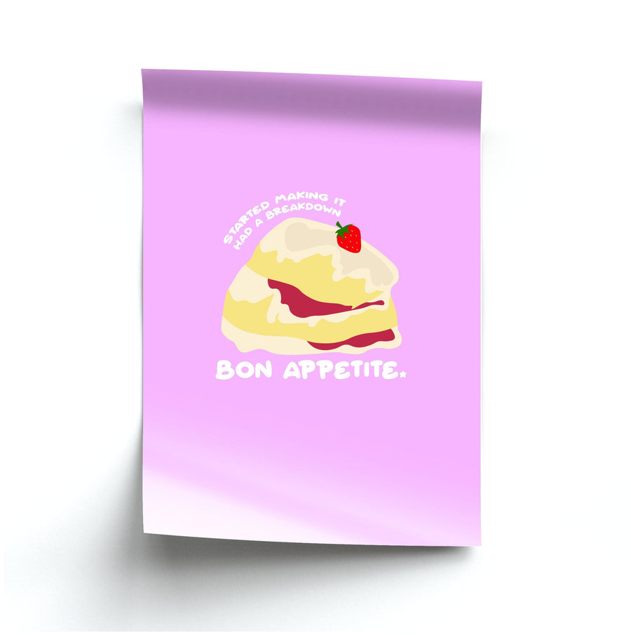 Bon Appetite - British Pop Culture Poster