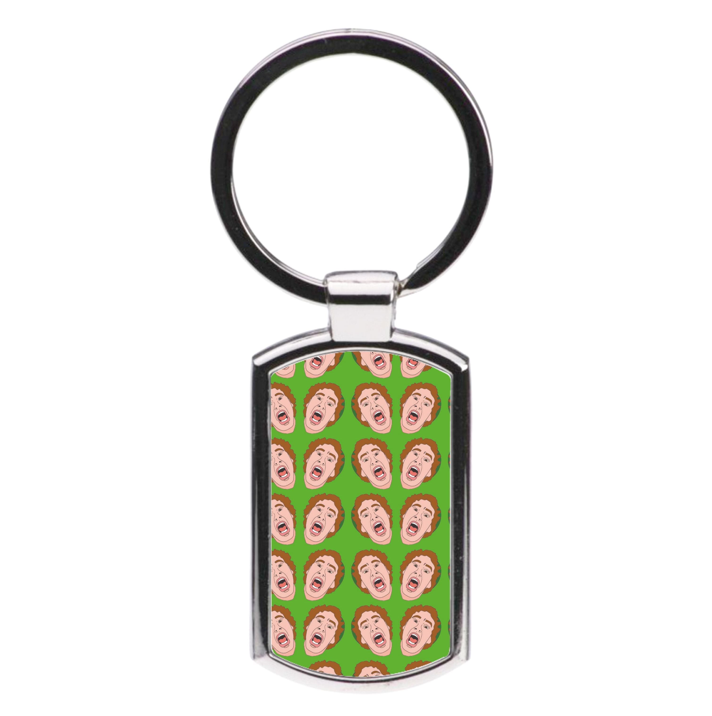 Buddy Face Pattern - Elf Luxury Keyring