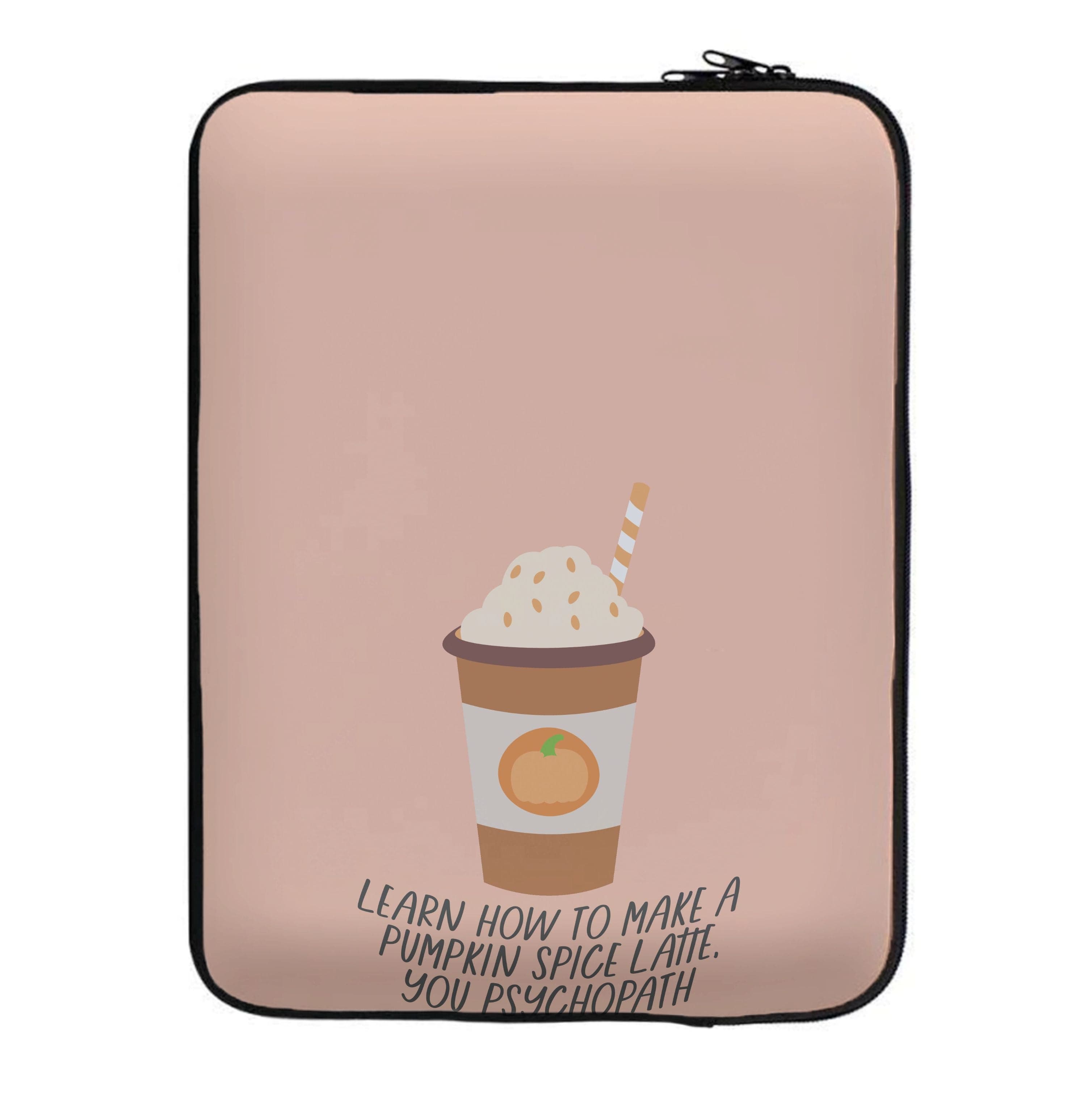 Learn How To Make A Pumpkin Spice Latte - Halloween Queens Laptop Sleeve