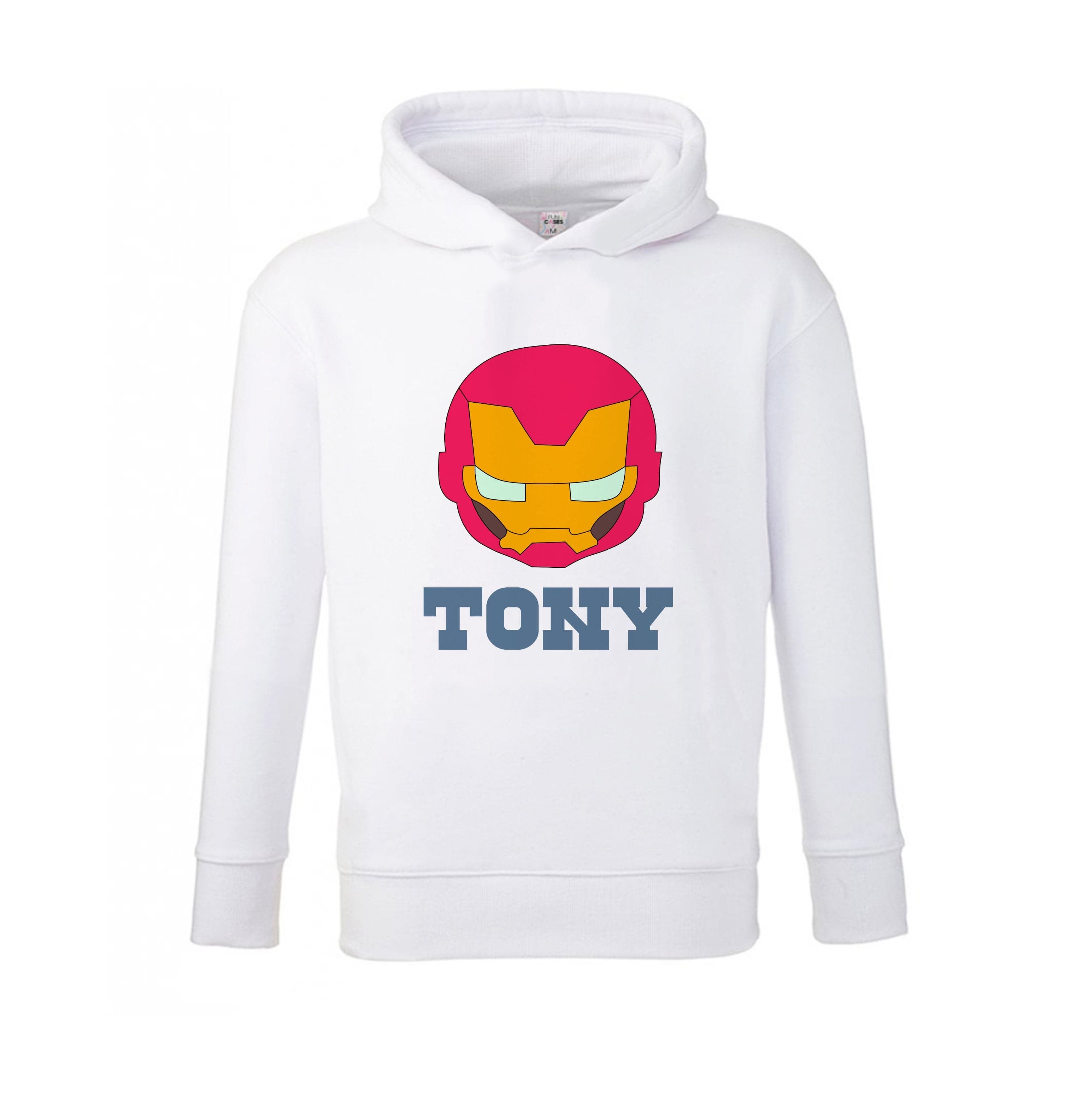 Iron Man - Personalised Superhero Comic Kids Hoodie