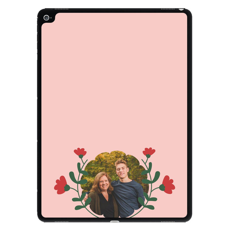 Red Flowers - Personalised Mother's Day iPad Case