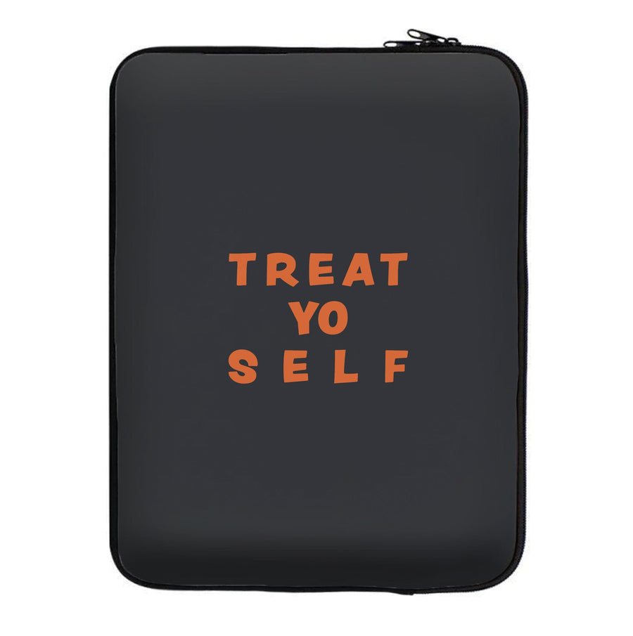 Treat Yo Self Parks And Rec - Halloween Specials Laptop Sleeve