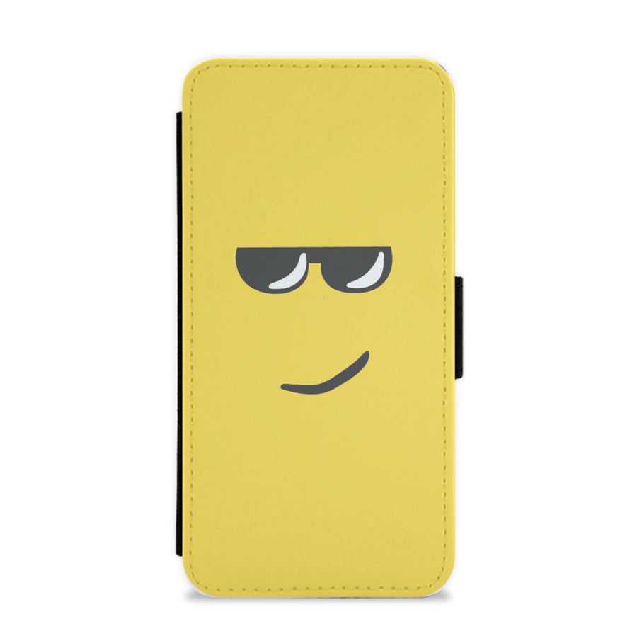 Yellow Face Shades - Roblox Flip / Wallet Phone Case