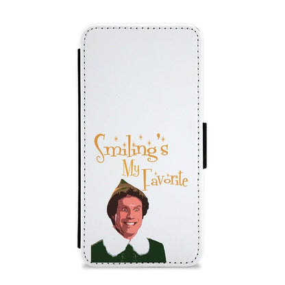 Smiling's My Favourite - Buddy The Elf Flip / Wallet Phone Case - Fun Cases