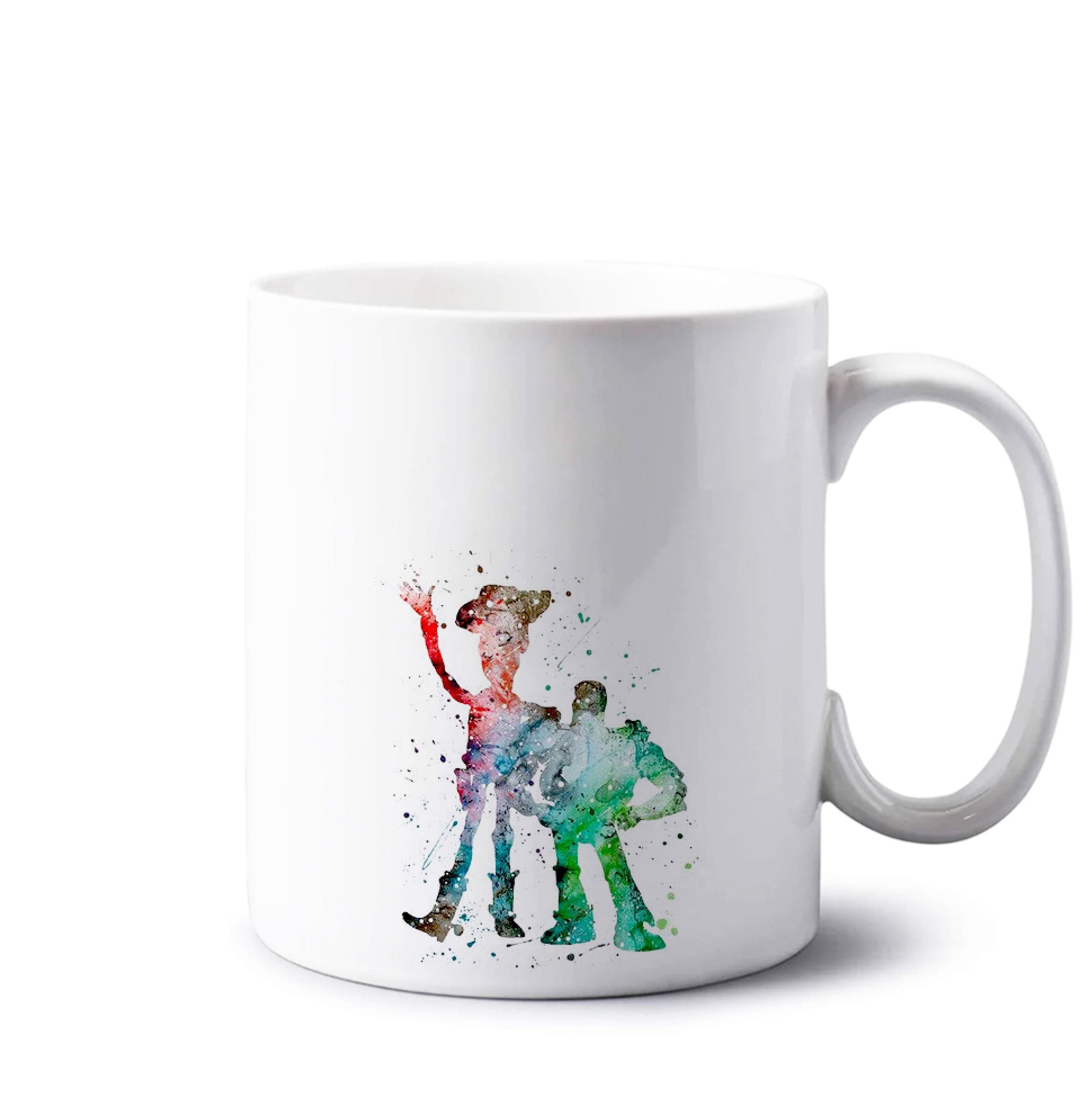 Watercolour Woody & Buzz A Story of Toys Fairytale Mug