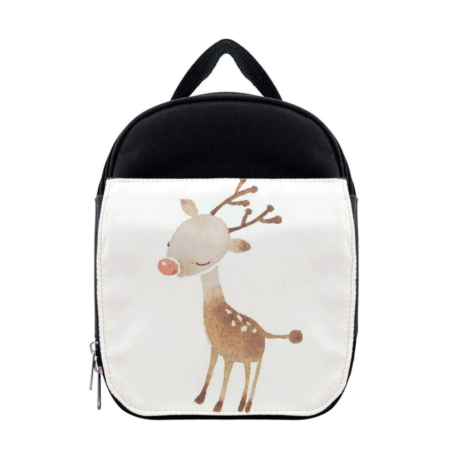 Watercolour Rudolph The Reindeer Lunchbox